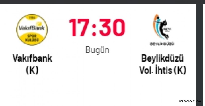 Vakıfbank – Beylikdüzü Voleybol İhtisas maçını canlı izle