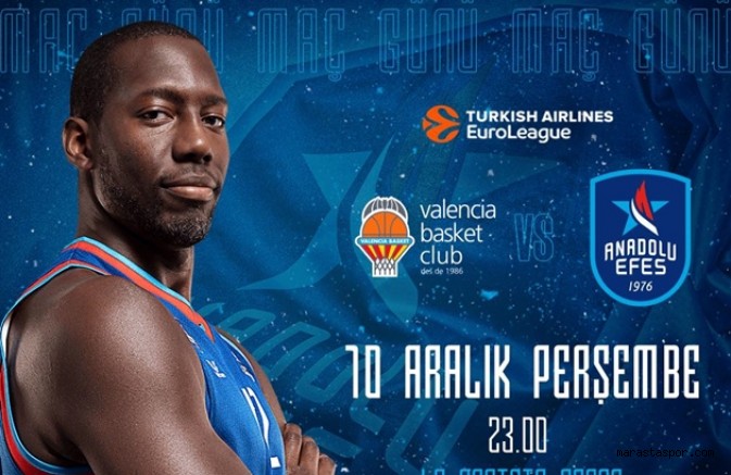 Valencia – Anadolu Efes maçını canlı izle