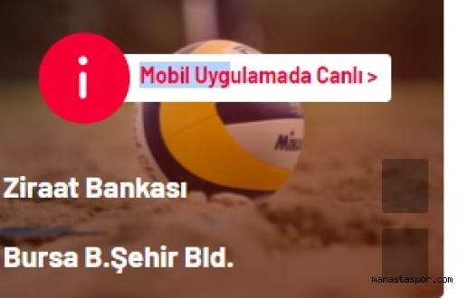 Ziraat Bankası – Bursa Büyükşehir Belediye canlı izle