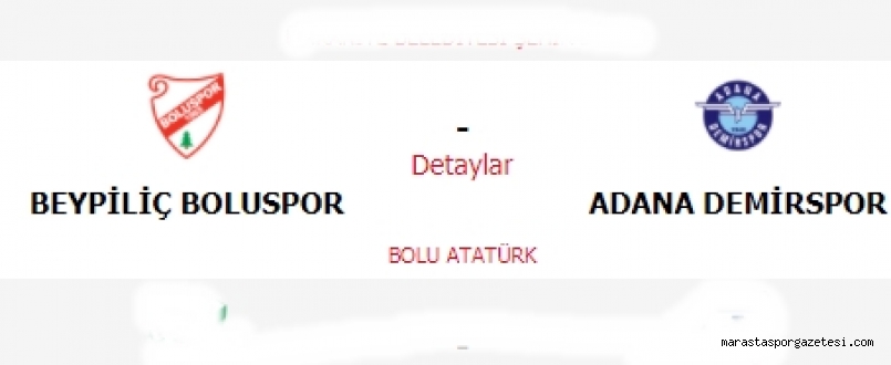 Boluspor – Adana Demirspor canlı izle TRT SPOR