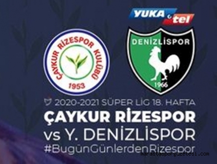 Çaykur Rizespor – Denizlispor Canlı maç izle
