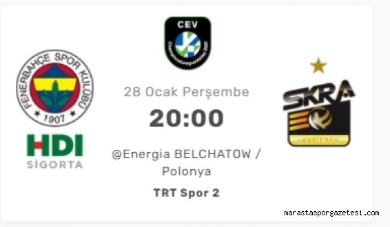 Fenerbahçe HDI Sigorta – Belchatow canlı izle