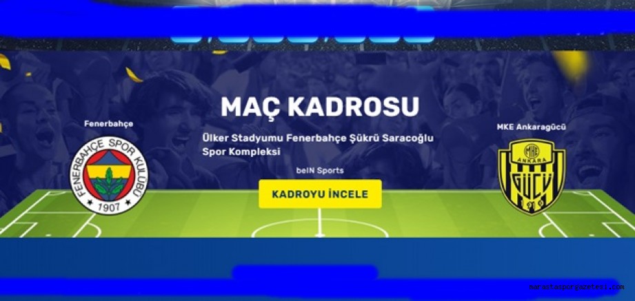 Fenerbahçe – MKE Ankaragücü canlı izle