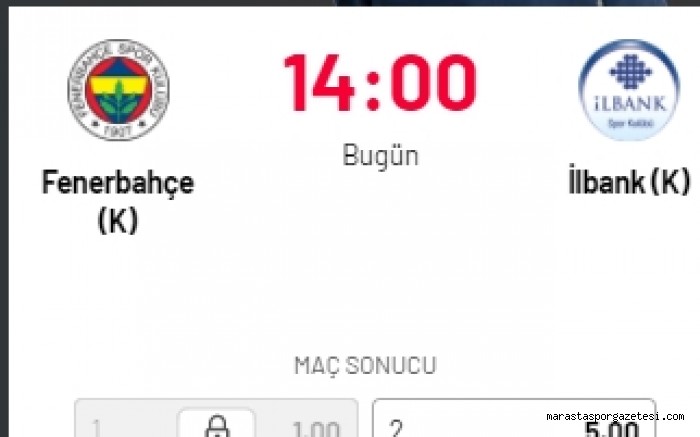 Fenerbahçe Opet-İlbank canlı izle