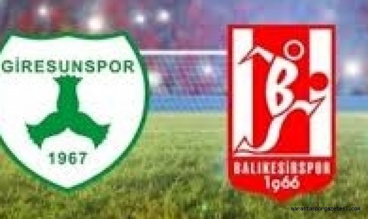 Giresunspor – Balıkesirspor canlı izle TRT SPOR
