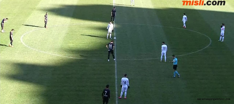 Gümüşhanespor 2-3 Kahramanmaraşspor maçın geniş özeti