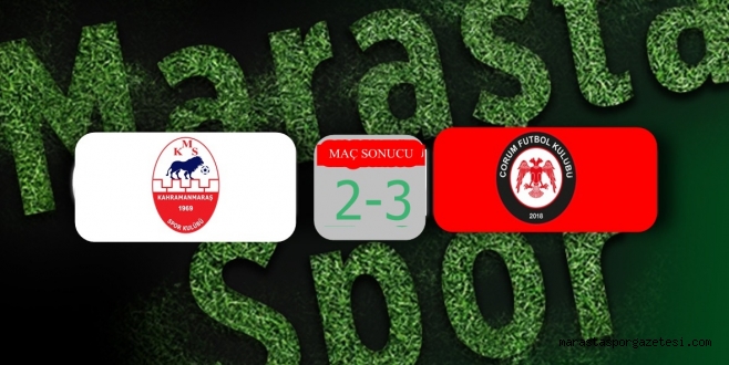 Kahramanmaraşspor – Çorum FK Özet
