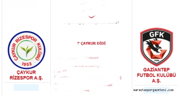 Rizespor – Gaziantep FK canlı izle