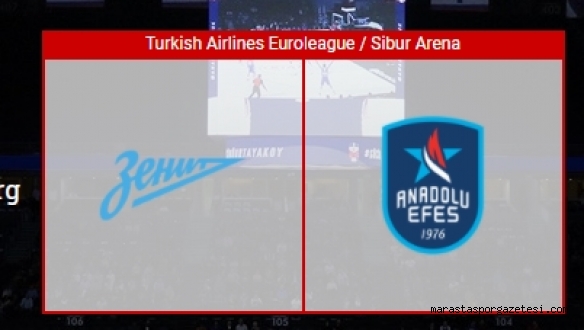 Zenit – Anadolu Efes canlı izle