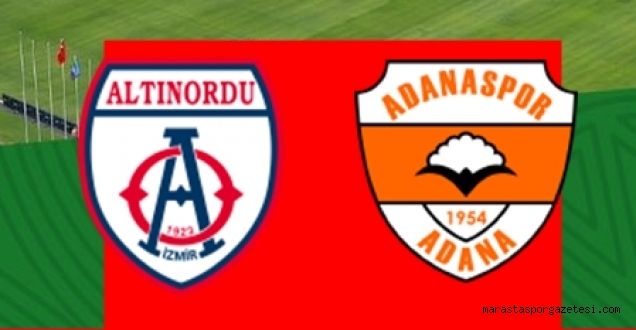 Altınordu – Adanaspor maçı canlı izle