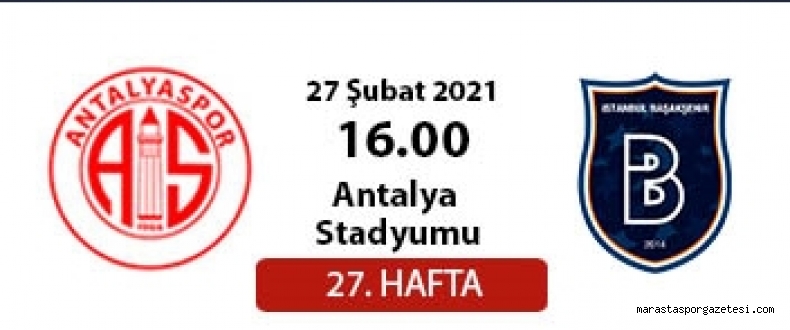 Antalyaspor – Başakşehir maçı canlı izle