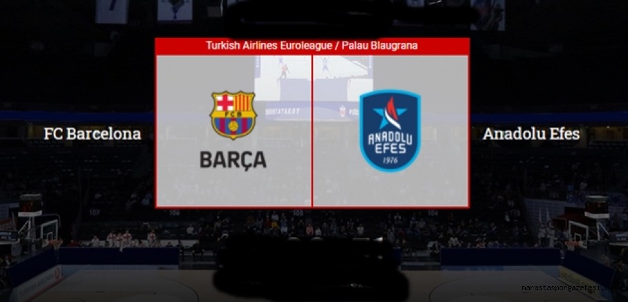 Barcelona 86- 88 Anadolu Efes maç sonucu