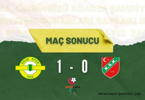 Esenler Erokspor 1-0 Karşıyaka özet
