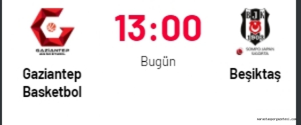 Gaziantep Basketbol – Beşiktaş Basketbol maçı Canlı izle
