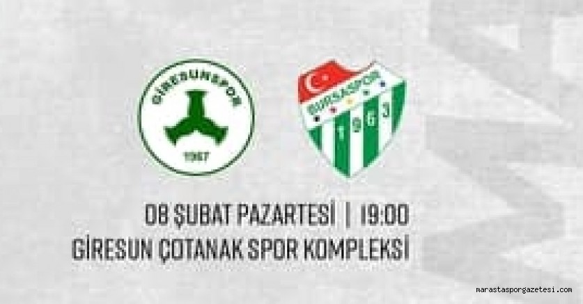 Giresunspor – Bursaspor canlı izle