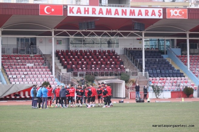 Kahramanmaraşspor 12 Şubat Stadyumunda çalıştı