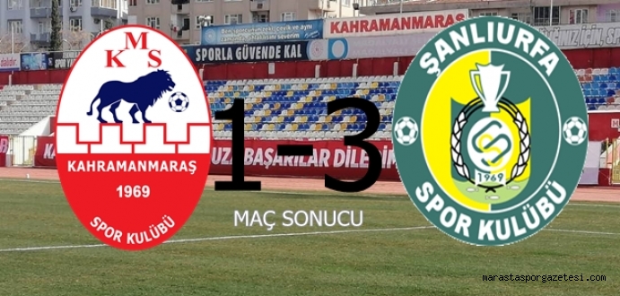 Kahramanmaraşspor 1-3 Şanlıurfaspor Özet