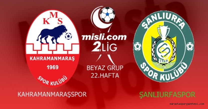 Kahramanmaraşspor, Şanlıurfaspor’u Konuk Edecek