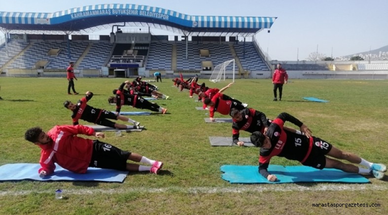 Kahramanmaraşspor, Zonguldak maçının hazırlıklarını sürdürüyor