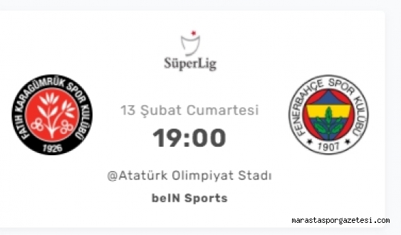Lig Tv Karagümrük -Fenerbahçe canlı izle