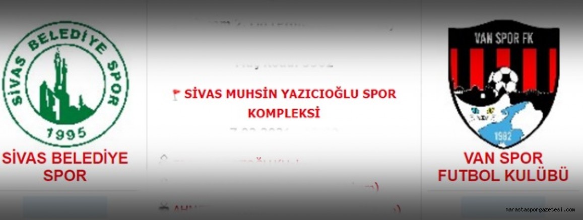 Sivas Belediye Spor – Van Spor canlı izle