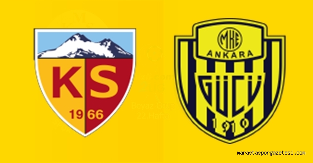 Kayserispor – MKE Ankaragücü canlı izle