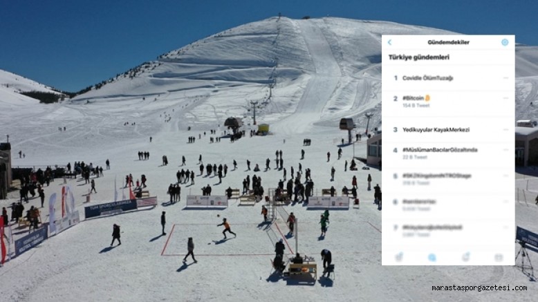 Twitter’da gündem Yedikuyular Kayak Merkezi