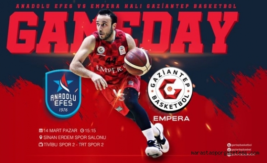 Efes – Gaziantep Basketbol maçı canlı izle