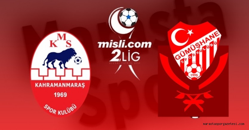 Kahramanmaraşspor 3-1 Gümüşhanespor özet