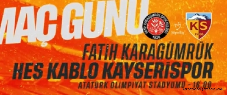 Taraftarium24 Karagümrük – Kayserispor maçı canlı izle