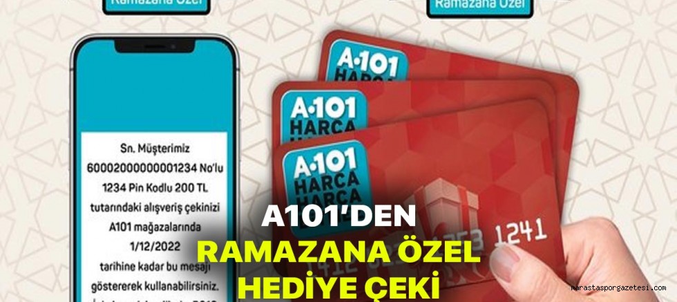 A101 Ramazan hediye kartı nasıl alınıyor? A101 Hediye kartı nasıl kullanılır