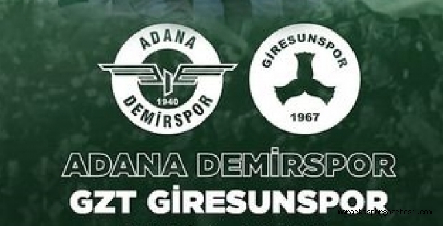 Adana Demirspor – Giresunspor canlı izle – TRT SPOR canlı yayın