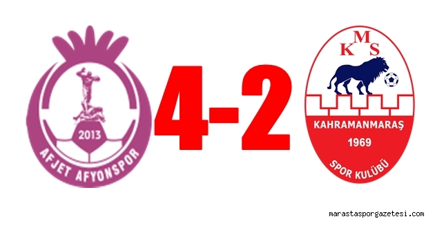 Afjet Afyonspor 4-2 Kahramanmaraşspor özet