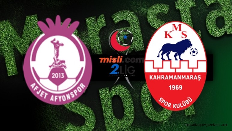 Afyonspor – Kahramanmaraşspor maçı canlı izle