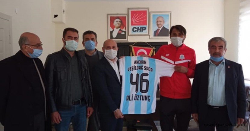 Ali Öztunç, Andırın Yeşildağspor’a destek olacaklarını belirtti