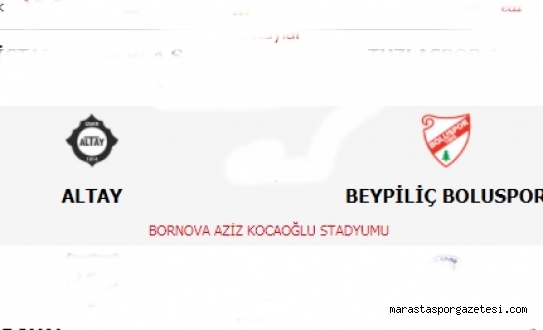 Altay – Boluspor canlı izle