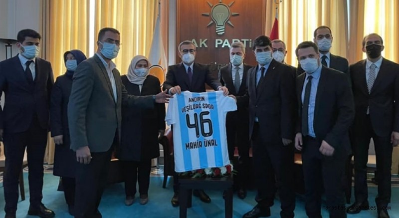 Andırın Yeşildağspor’un 46 numaralı formasını hediye ettiler