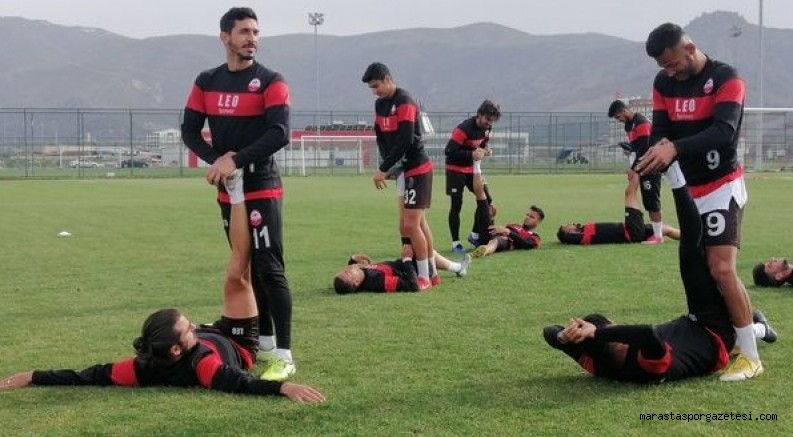 Kahramanmaraşspor, Afyonspor maçı hazırlıklarını Afyon’da tamamladı