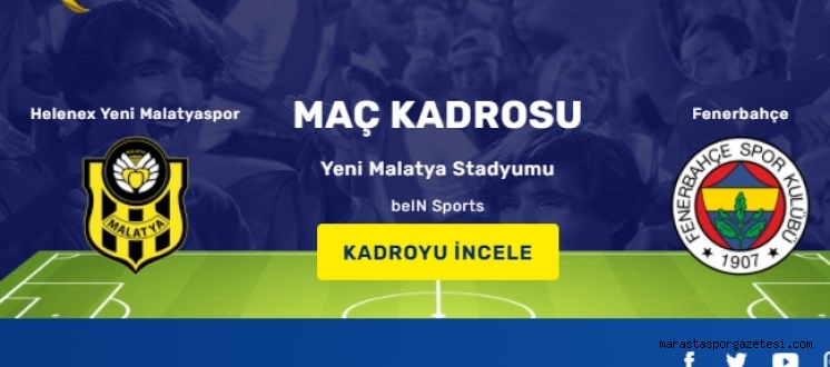 Taraftarium 24 Yeni Malatyaspor – Fenerbahçe canlı izle