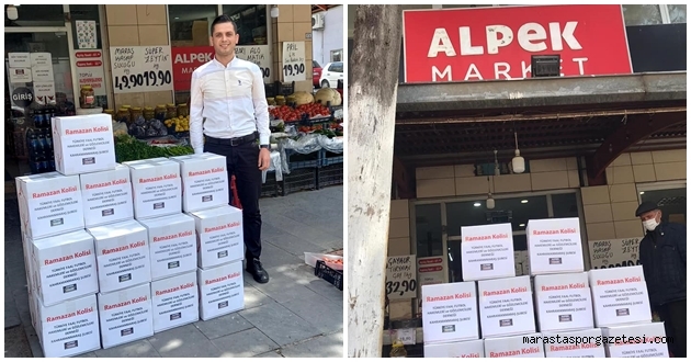 TFFHGD Kahramanmaraş Şubesi erzak dağıtımı yaptı