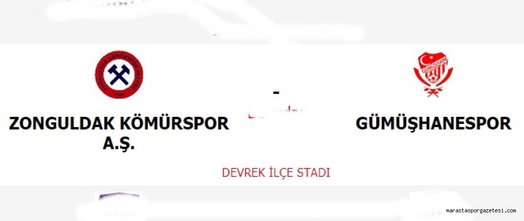 Zonguldak Kömürspor – Gümüşhanespor canlı izle