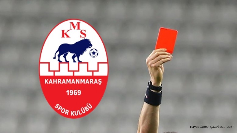 Kahramanmaraşspor’da 5 oyuncu kırmızı kart gördü
