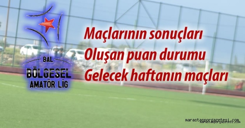 BAL 4.Bölge 2.Grupta 3. hafta maç sonuçları ve son puan durumu