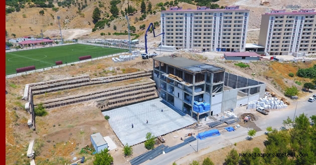 Başkan Okay, Kahramanmaraş’ın ve bölgenin en büyük spor kompleksi olmaya aday