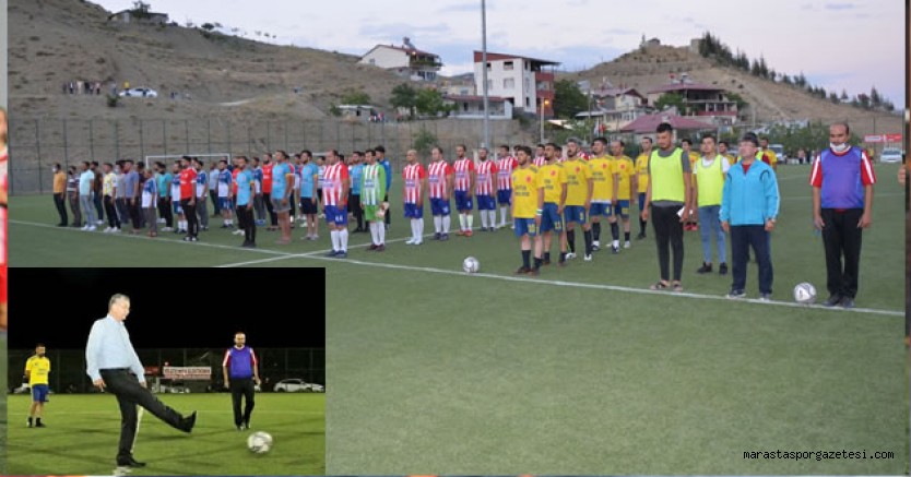 Çağlayancerit’te başlama vuruşunu Celalettin Güvenç yaptı