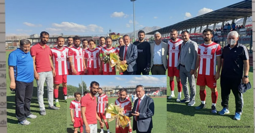 Elbistanspor’a ASKF’den Geçmiş Olsun Çiçeği
