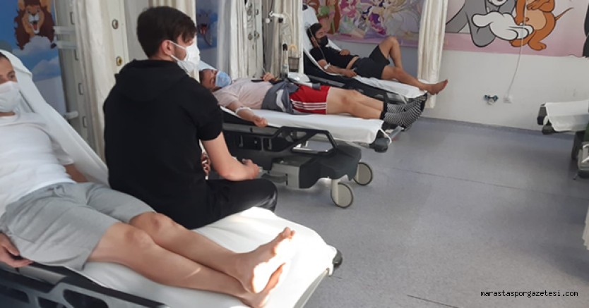 Elbistansporlu futbolcular Viranşehir’de zehirlendi