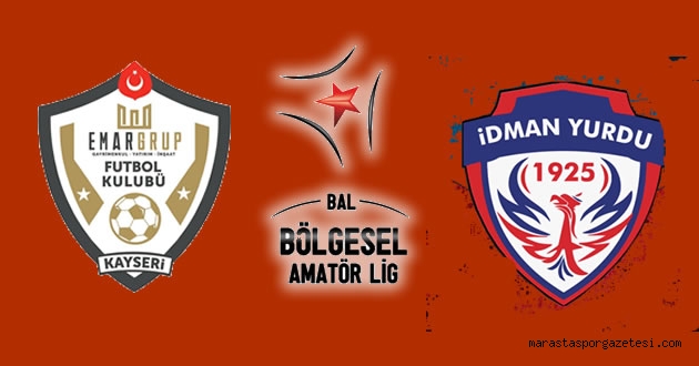 Kayseri Emar FK Mersin İdmanyurdu 1925 Maçı Kahramanmaraş’ta oynanacak.