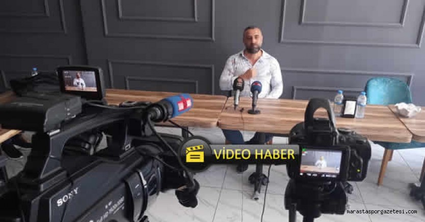 Ejder Arslan, Kahramanmaraşspor ile ilgili basın toplantısı düzenledi
