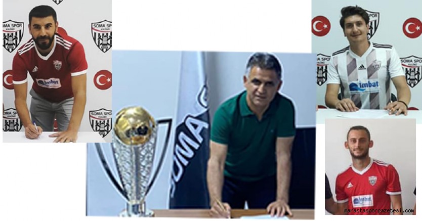Somaspor, biri İç transfer 3 oyuncu ile anlaştı
